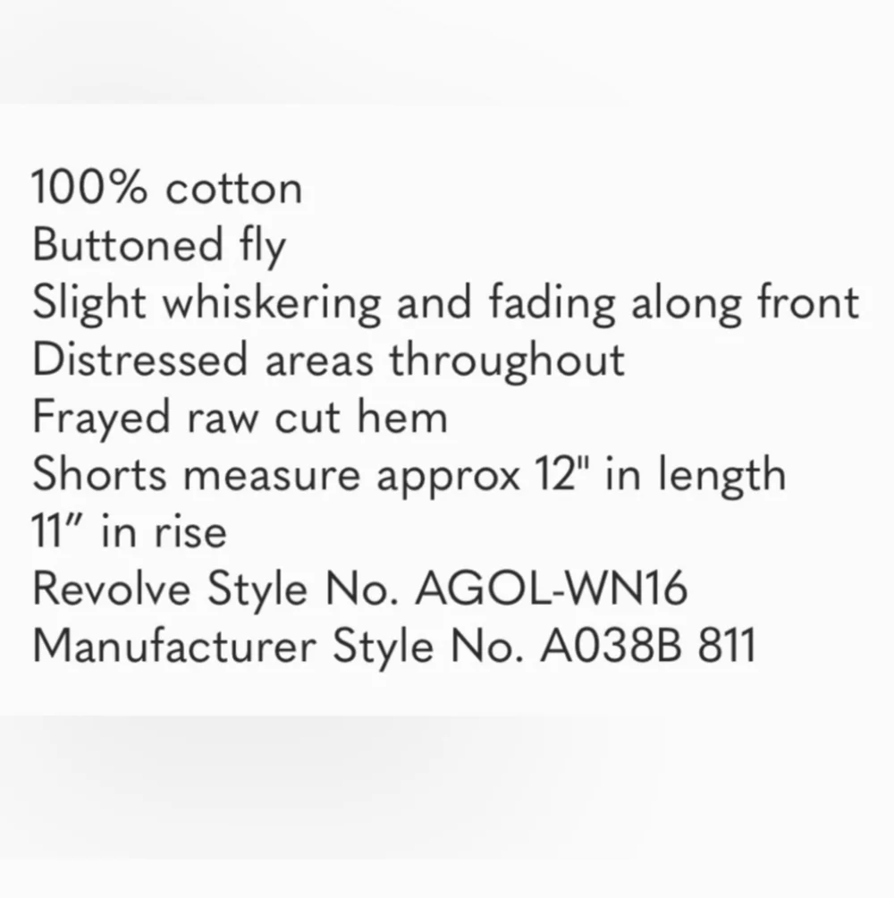 AGOLDE Jaden Denim Shorts